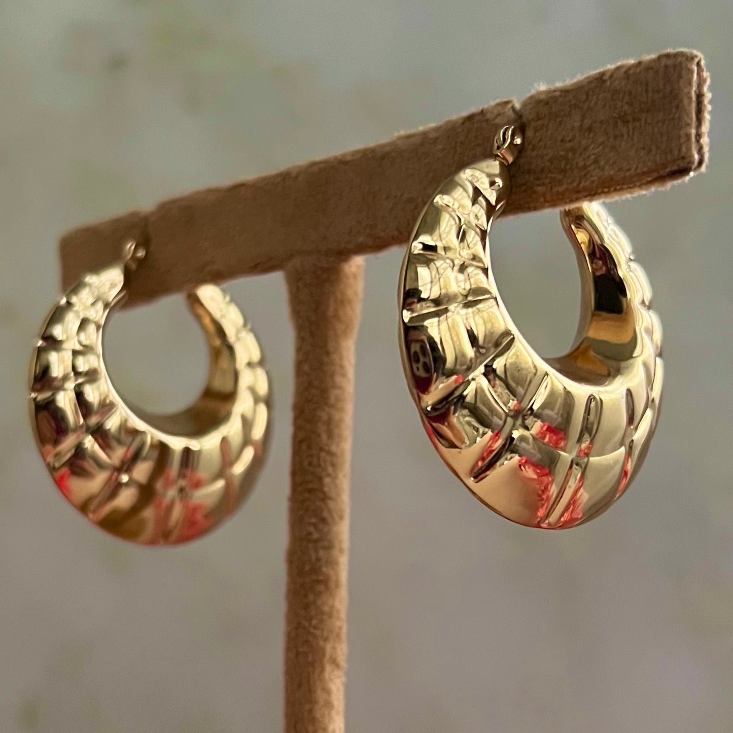 Hailey Beiber Glam Hoops