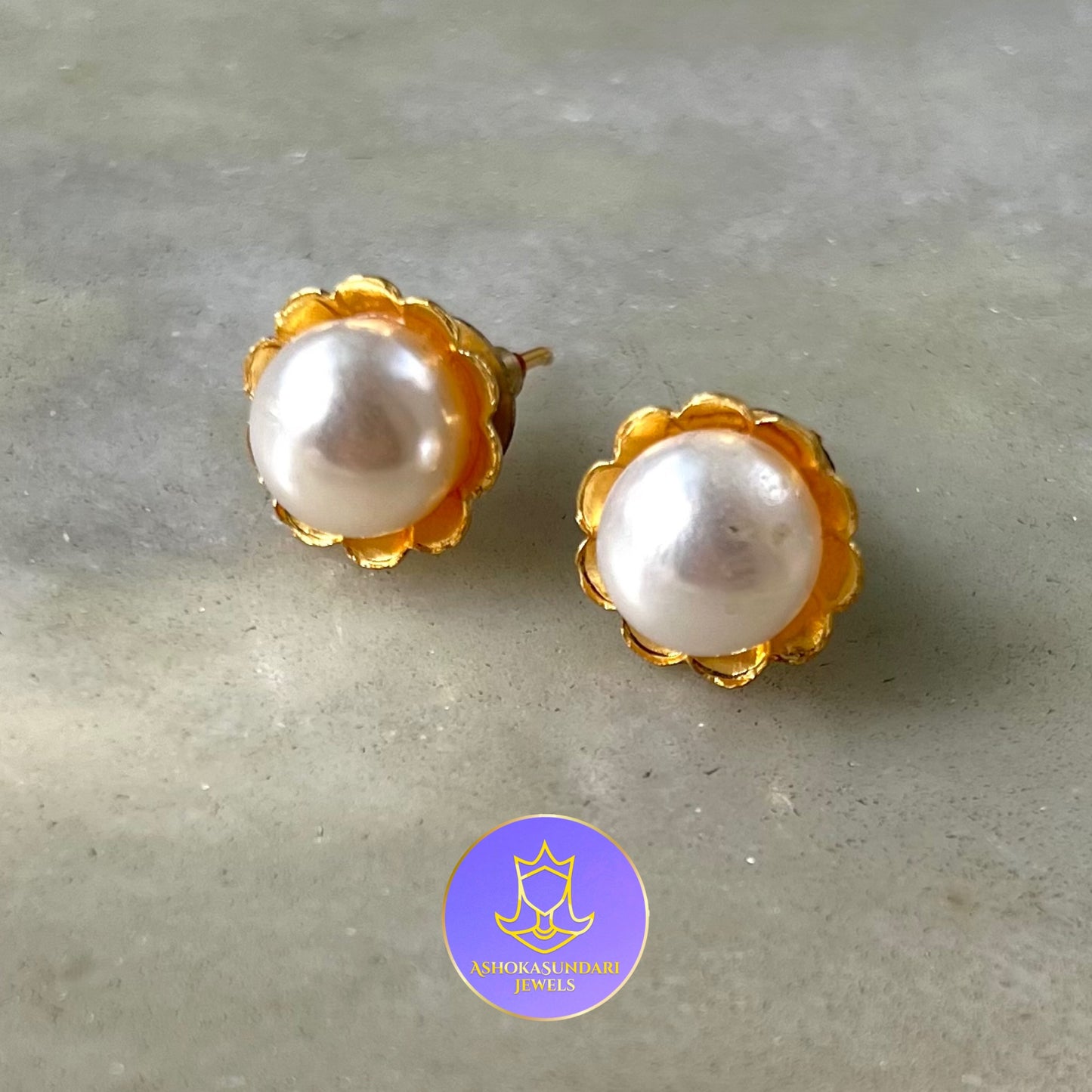 Pearl Stud Earrings
