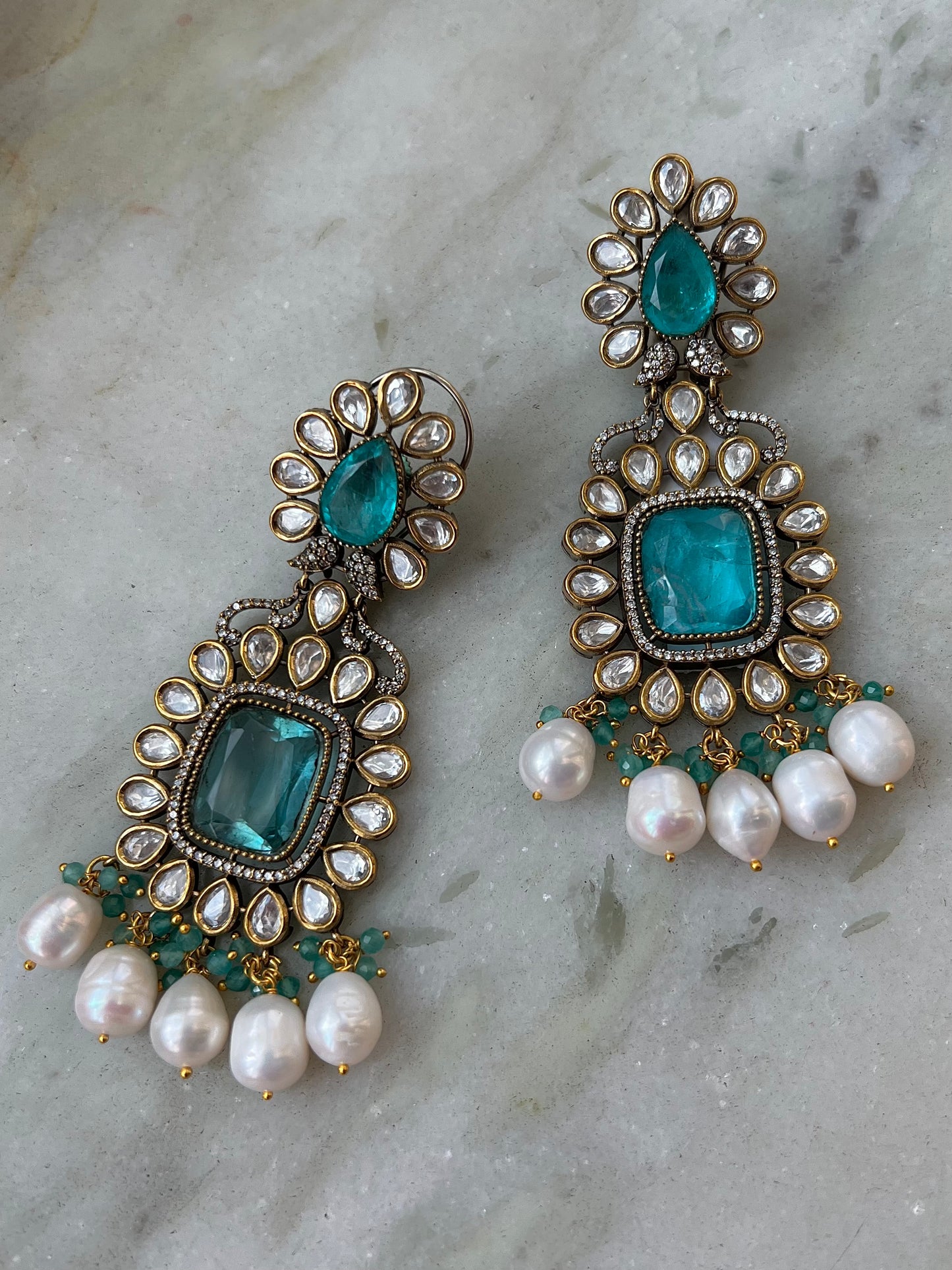 Queen of Ocean Pearl Statement Earrings
