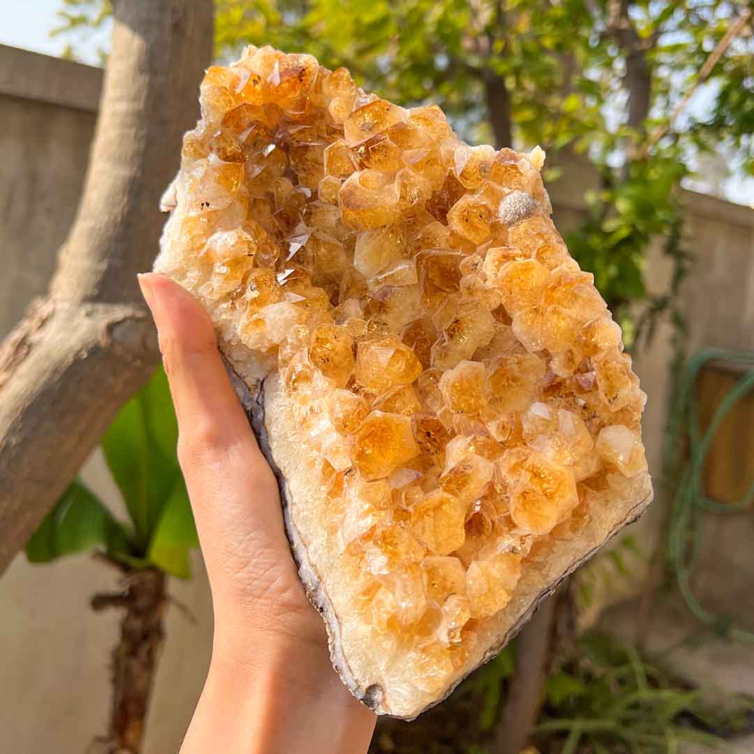 Citrine Quartz Crystal 2.08 Kg