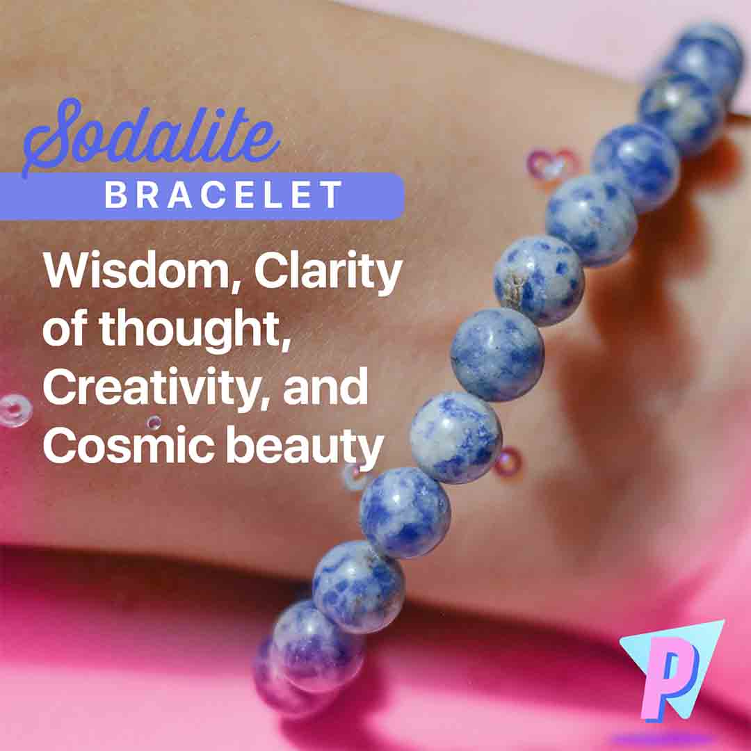 Sodalite Crystal Bracelet