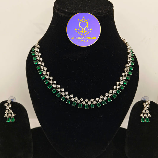 Kaya Green Zirconia Stone Set