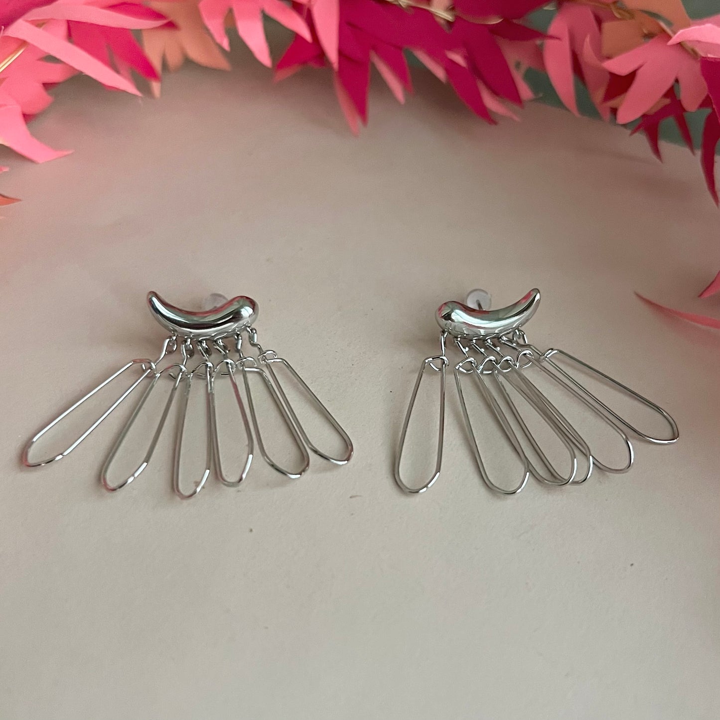 Uorfi Silver Pin Earrings