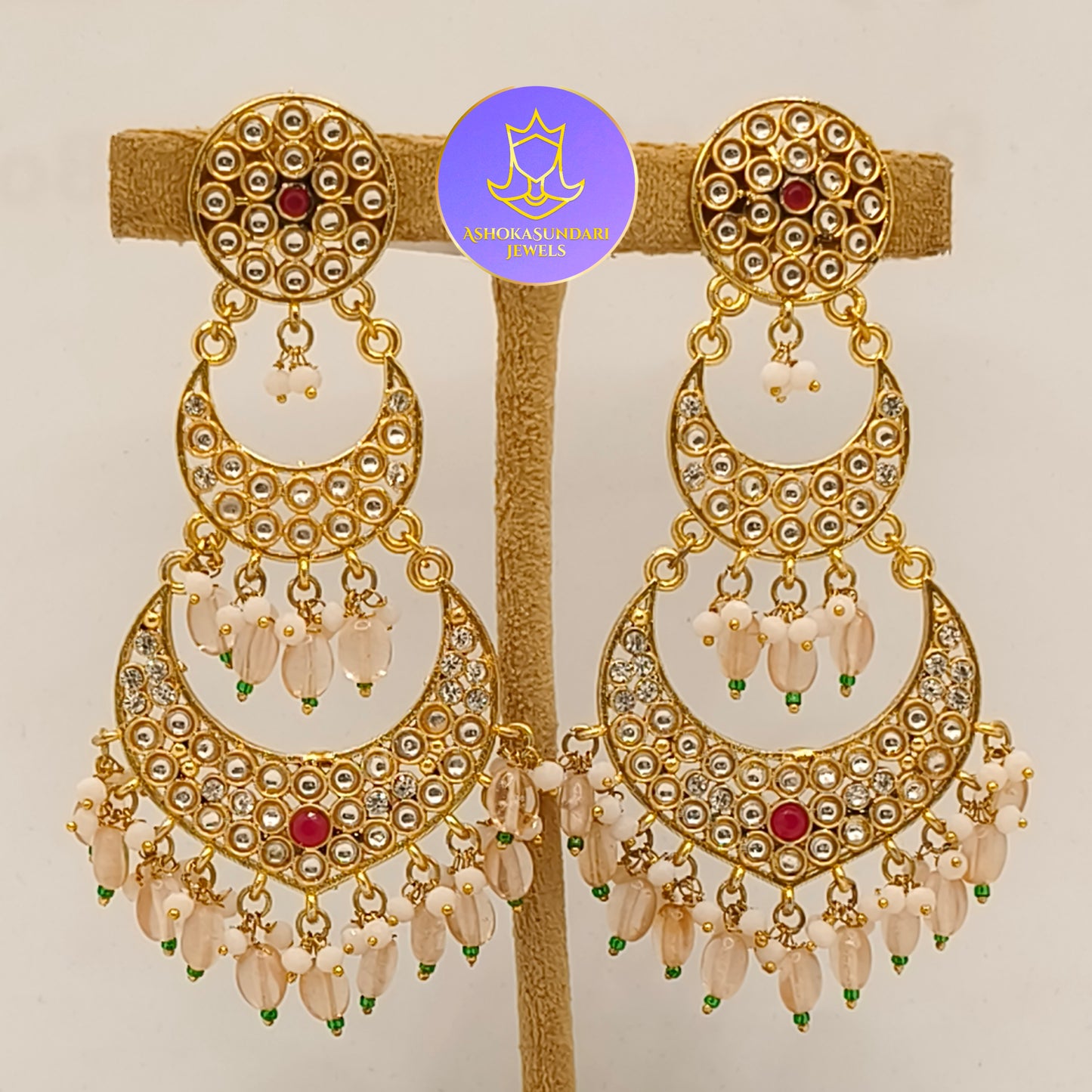 Leher Long Traditional Fancy Earrings