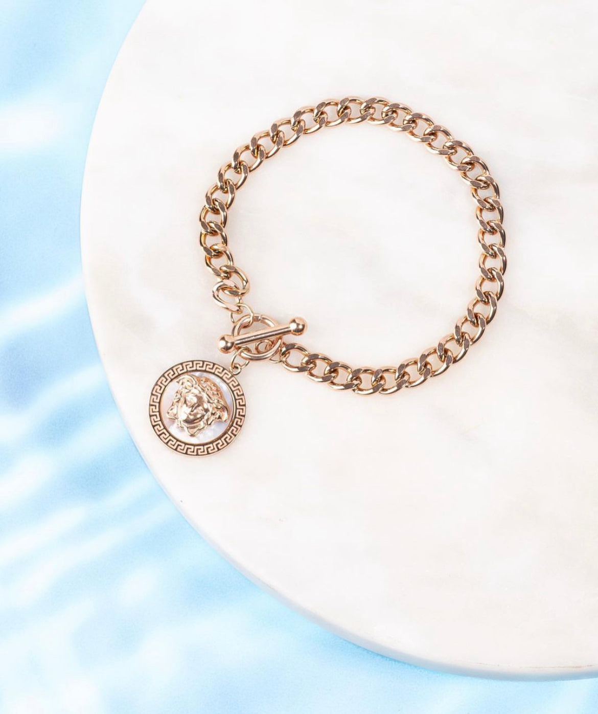 Siren Rose Gold Chain Bracelet