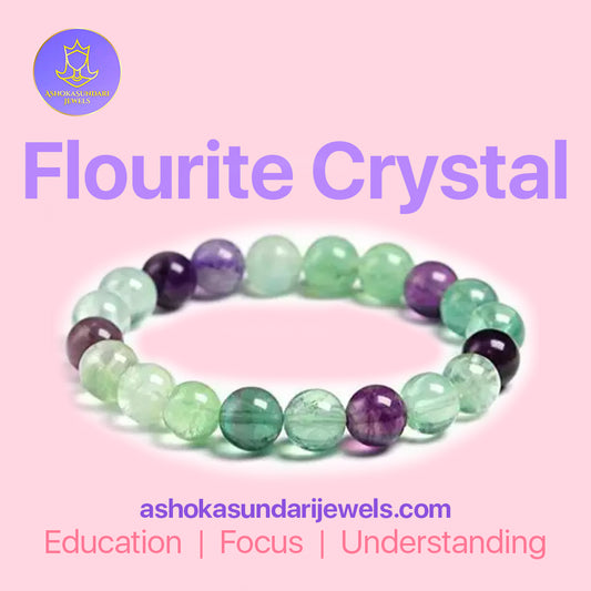Multi Flourite Crystal Healing Bracelet