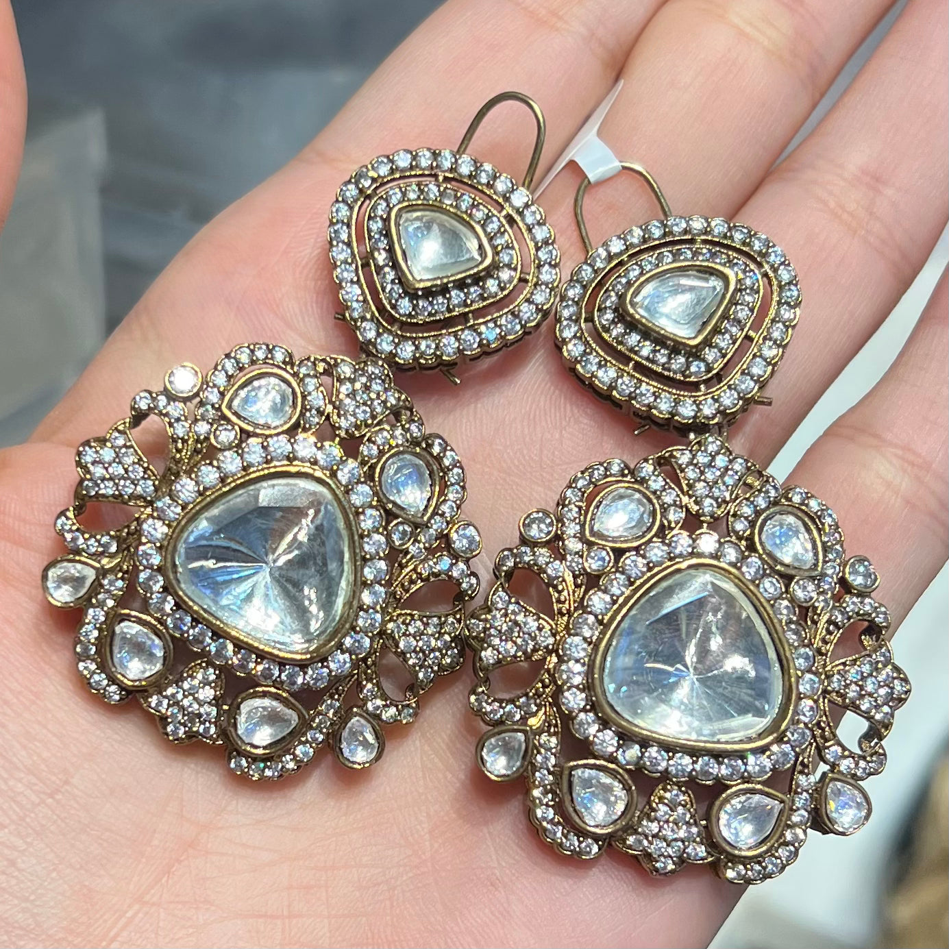Hania Amir Moissanite Diamond Earrings