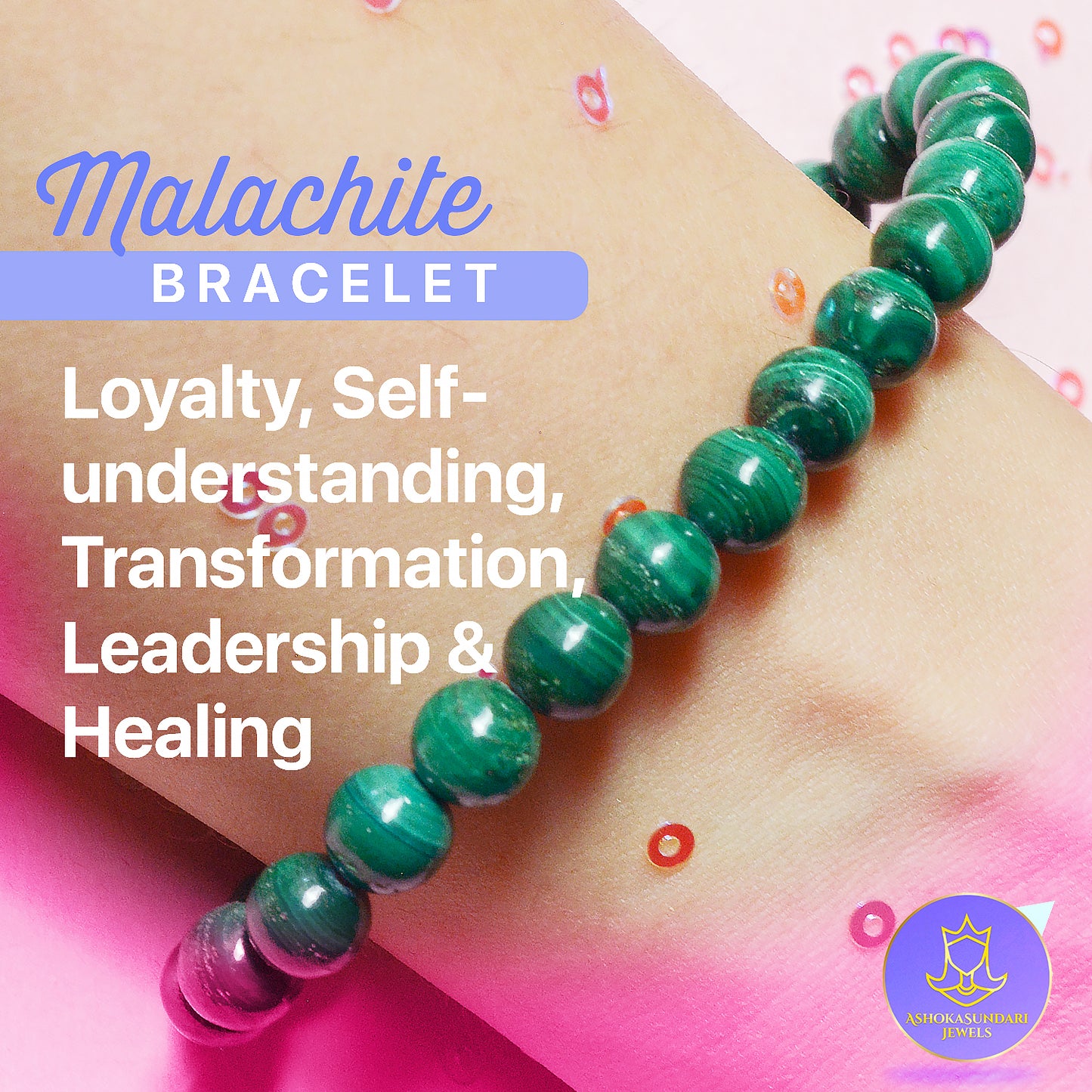 Malachite Crystal Bracelet