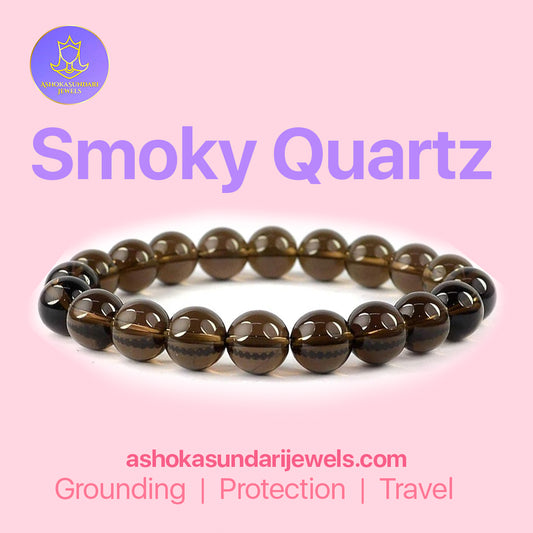 Smoky Quartz INTENSE HEALING Crystal Bracelet