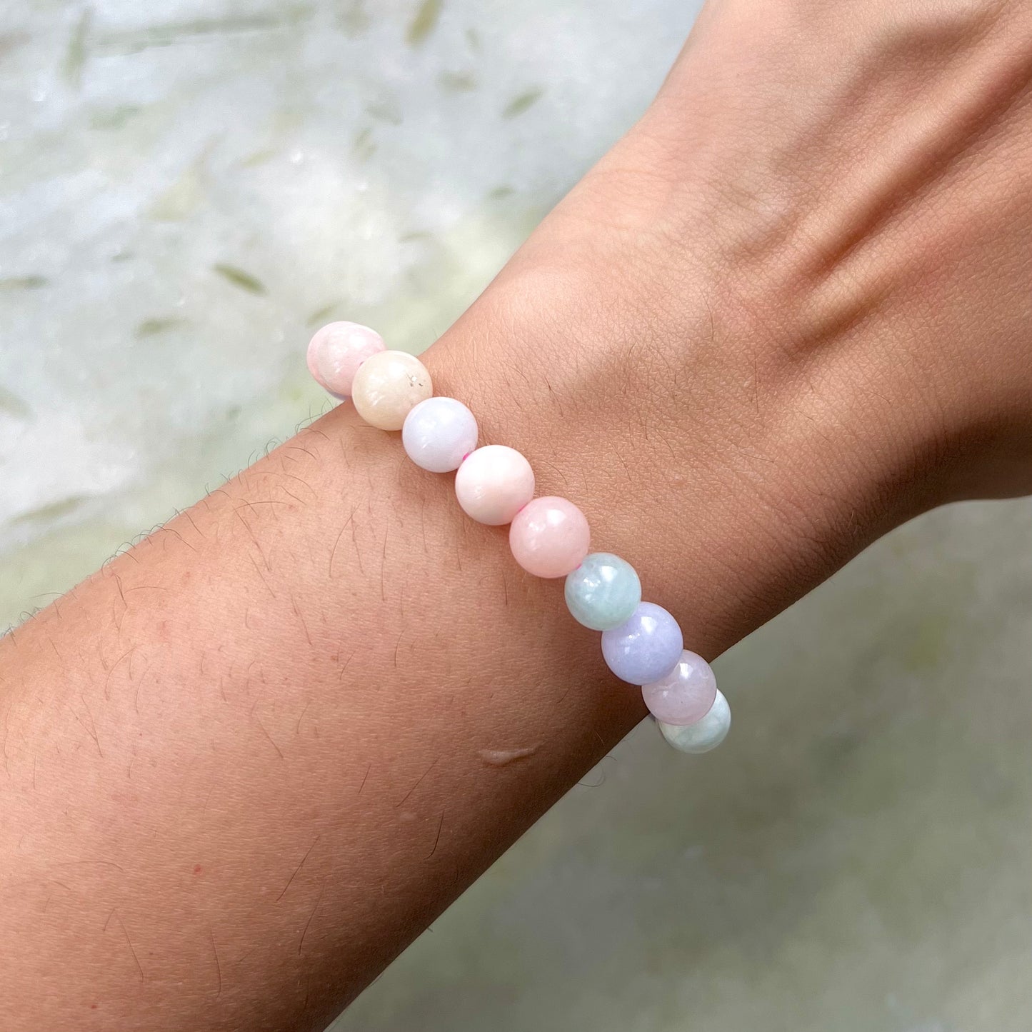 Morganite Crystal Healing Bracelet