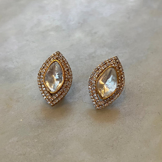 Bindu Gold Polki Diamond Jewellery Earrings
