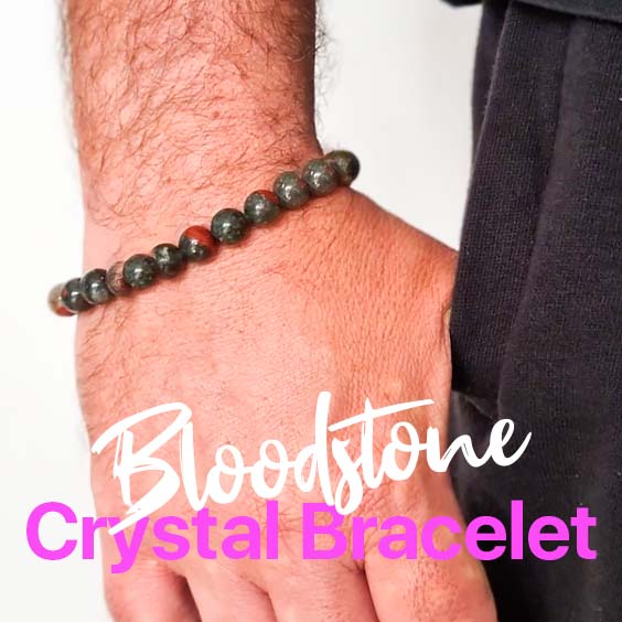 Bloodstone Crystal Bracelet