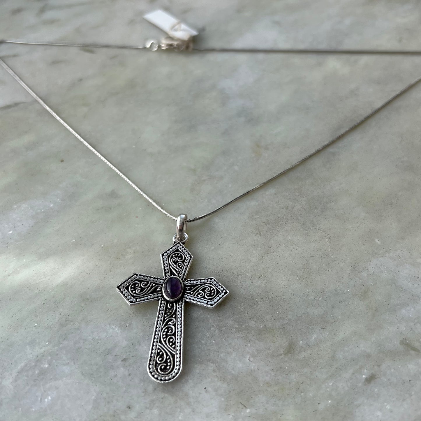 Wicca Cult Leader Cross Pendant Chain