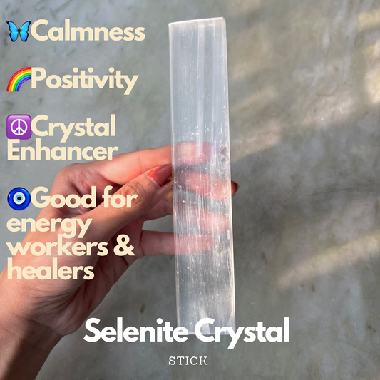Selenite Crystal Stick