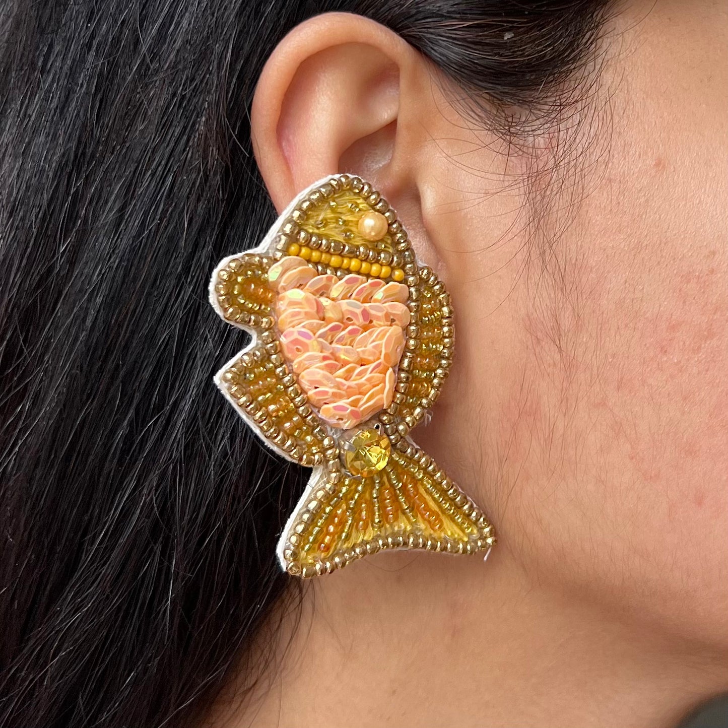 Fish Beaded Jewellery Earrings