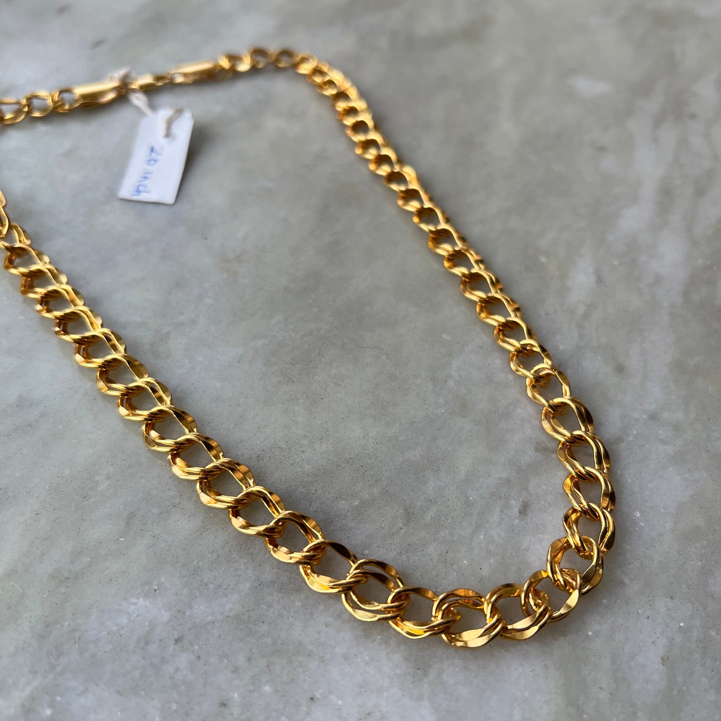 Gold Chain for Men (20 Inch Long)