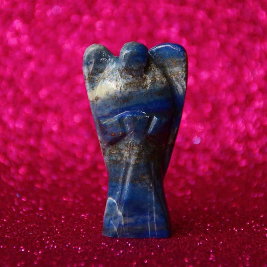 Lapis Lazuli Crystal Angel - Pocket Size